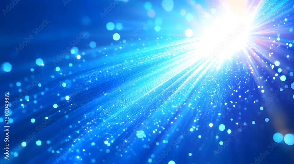 Poster abstract wave particle technology background design, big data communication technology science and t