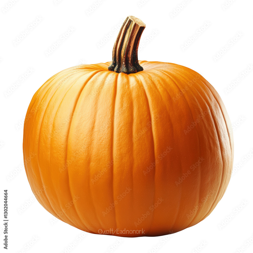 Poster vibrant orange pumpkin positioned against a dark background creating a striking contrast perfect for