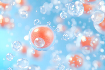 Medical experiment, biology experiment, medical health, public health concept illustration