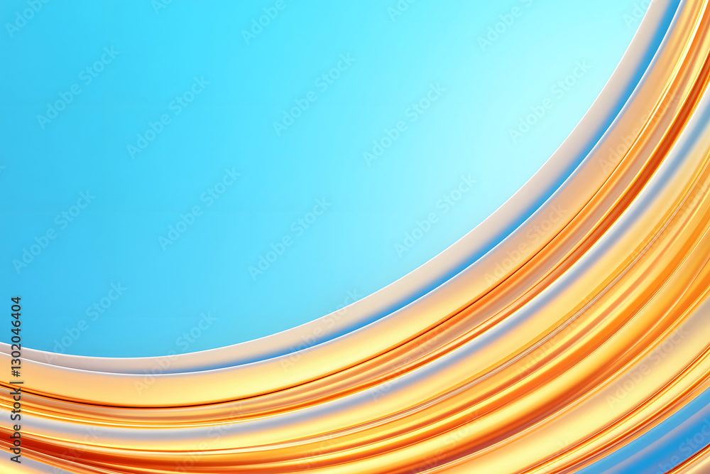 Poster abstract tech-inspired background with flowing lights and curves