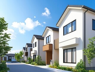 Smart townhomes with EV charging stations, Real Estate  TownhouseTownhome, futureready housing