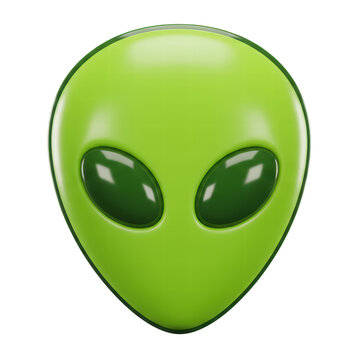Alien face illustration
