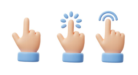 Fototapeta premium Hand Gesture Emojis
