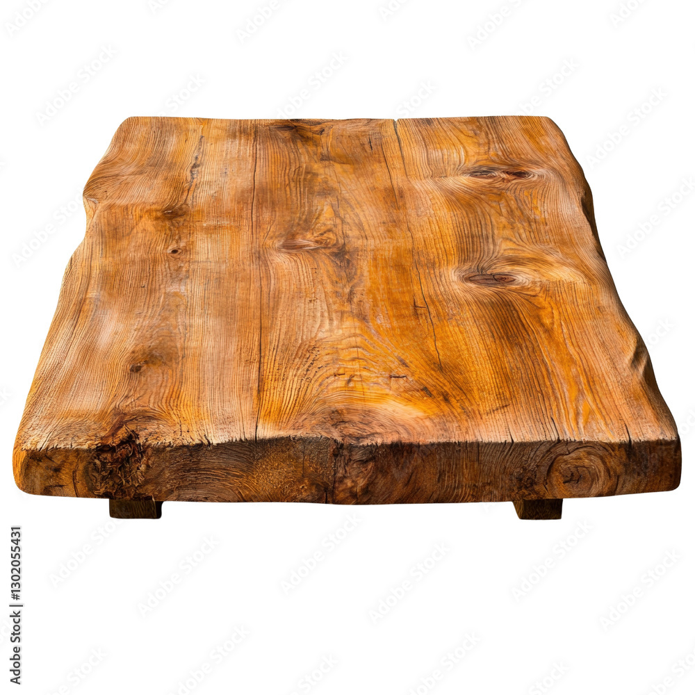 Poster rustic wooden table surface with natural grain patterns ideal for displaying food, decor, or gatheri