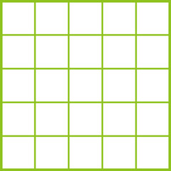 grid, 5x5, green, lines, background, lattice, square,