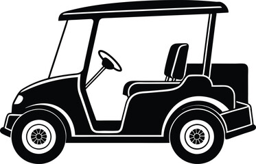 Fototapeta premium golf cart vector