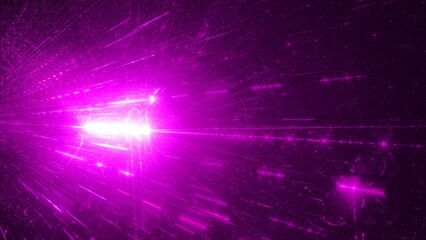 Fototapeta premium pink leuchtende rautenförmige Lichtpunkte, digitaler Datentransfer, KI, AI, Internet, Energie, Datenfluss, Technologie, Wissenschaft, Forschung, Austausch, Algorithmus, Hintergrund, Zentrum, Mitte