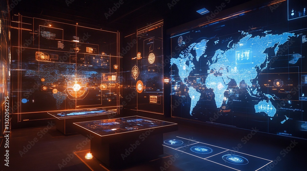 Poster global network operations center: analyzing worldwide data and connectivity