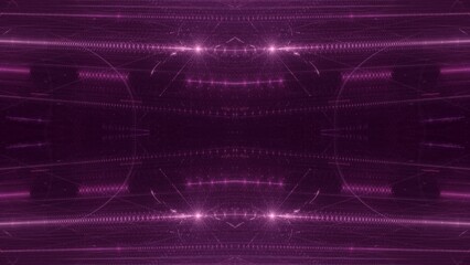 violett leuchtende Lichtpunkte, digitaler Datentransfer, Licht, Internet, Energie, Datenfluss, Technologie, Wissenschaft, Forschung, Austausch, Algorithmus, Hintergrund