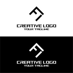 creative letter logo fi design vector