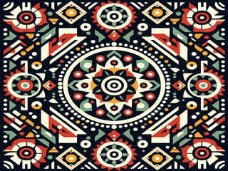 abstract seamless pattern with circles