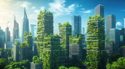 Eco-Cityscape: A Vision of Sustainable Urban Living