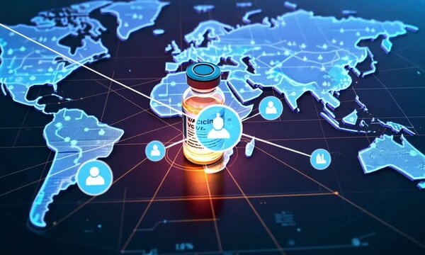 Global Vaccine Distribution: Interactive Digital Health Network