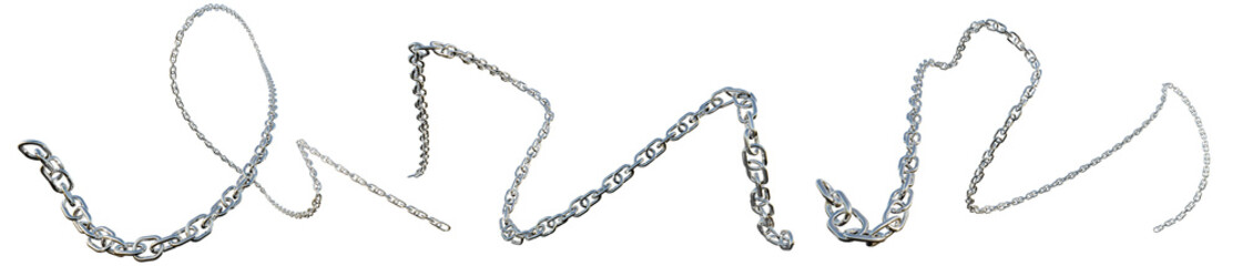 chain isolated on white	
