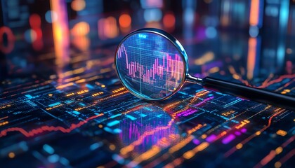 Digital data analysis concept