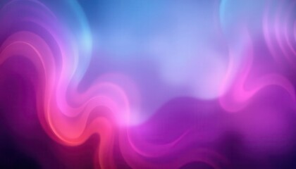 Vibrant abstract glowing waves in purple and pink, Smooth flowing neon gradient background with soft dreamy light, Artistic fluid motion with blurred futuristic hues, Elegant cosmic energy with swirls