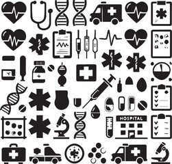 Medical Icon sett