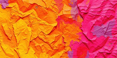 Vibrant Textured Papers for Artistic Collage and Printmaking
