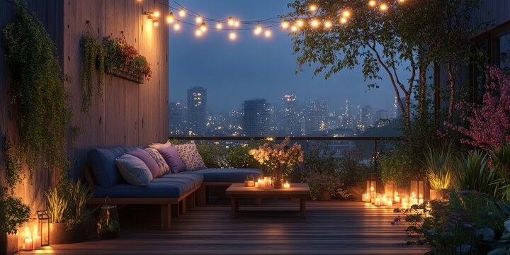 A dazzling cityscape under starlit skies, where skyscrapers glow vibrantly against the night. Their sleek forms create a rhythmic grid, illuminated with brilliant lights cascading down glass facades. 