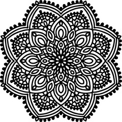 Mandala Line art