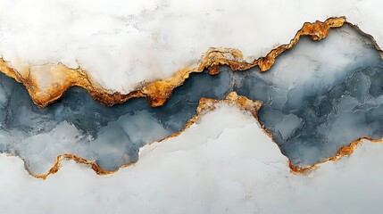 A white concrete wall with rust stains, painted in light gray and dark blue. The rusty lines on the wall add depth to its appearance.