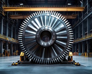 Massive steel gears for industrial machinery
