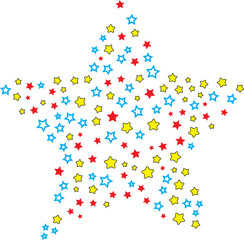 colorful stars background