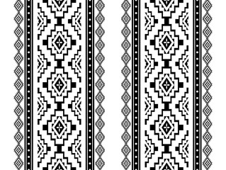 Geometric ethnic oriental seamless pattern traditional Design for background,carpet,wallpaper.clothing,wrapping,Batik fabric,Vector illustration.embroidery style, sadu