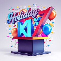 Holiday sale design