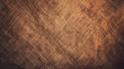 Fototapeta premium A texture background featuring brown linen canvas fabric, presenting a rustic and natural aesthetic. The brown hue of the linen canvas gives a warm and cozy feeling, and the visible fabric texture add