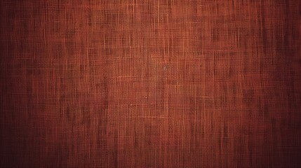 Fototapeta premium A texture background featuring brown linen canvas fabric, presenting a rustic and natural aesthetic. The brown hue of the linen canvas gives a warm and cozy feeling, and the visible fabric texture add