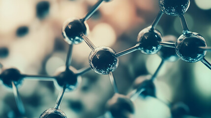 Molecular Structure Visualization, A Close-Up View of Atoms and Bonds