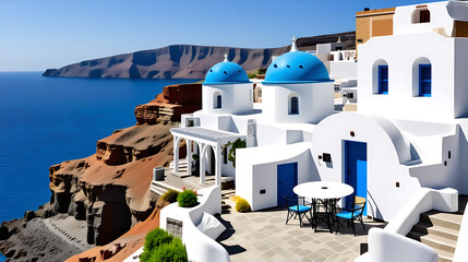 oia village santorini greece