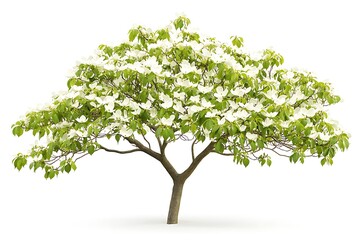 Obraz premium Branch with red leaves isolated on white background. Watercolor illustration.