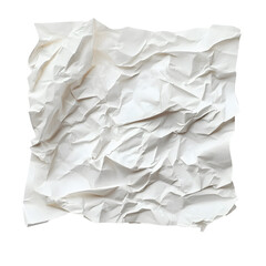 Obraz premium crumpled paper isolated on white background