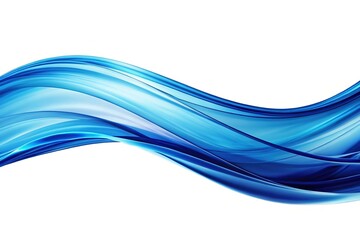 Naklejka premium Abstract Blue Waves Background