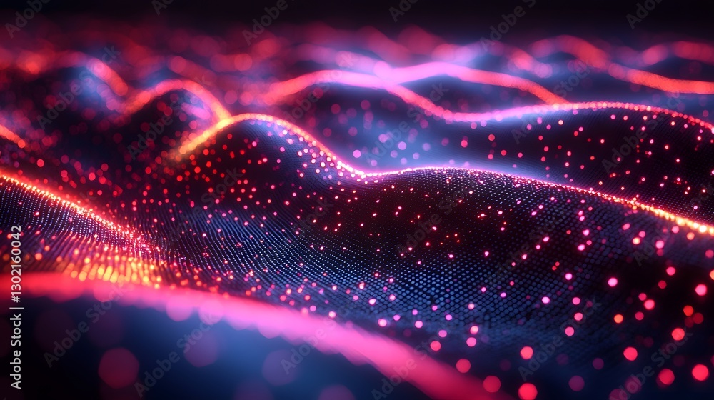 Poster colorful abstract background featuring a blend of vibrant hues creating a dynamic and eye-catching v