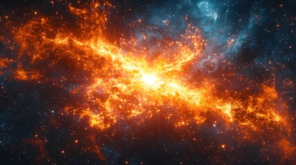 Fototapeta premium Enormous cluster of stars captured in stunning clarity revealing the beauty and vastness of the night sky