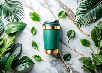 Ergonomic Travel Mug in Serene Surrounds