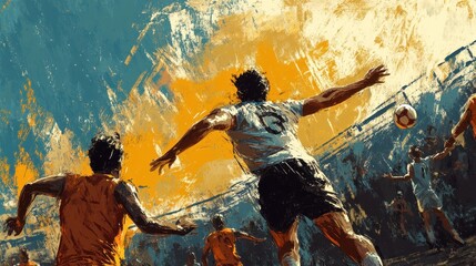 A Soccer Player Kicks the Ball Towards the Goal