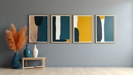 Bold Minimalism: Abstract Grunge Texture with Monochrome Brushstrokes and Industrial Touches