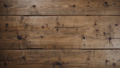 Naklejka premium Rustic Brown Wooden Planks Texture Background