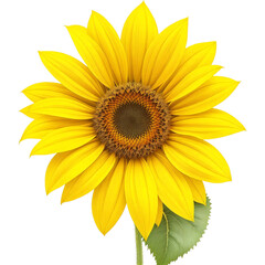 Fototapeta premium Single Large Sunflower