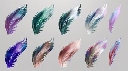 A visually appealing 3D brushstroke gradient texture created with a brush. The texture showcases a beautiful blend of colors and strokes, giving it an artistic and dynamic look. Ideal for various