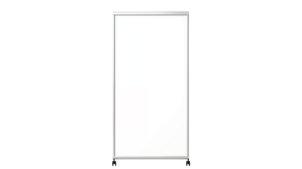 Blank White Mobile Partition Room Divider for Office