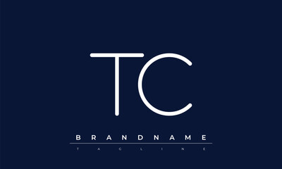 T, C logo design. TC  creative Monogram Logo. This logo design is the process of creating a visual symbol that represents a brand, company, or individual.