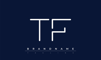 T, F logo design. TF  creative Monogram Logo. This logo design is the process of creating a visual symbol that represents a brand, company, or individual.