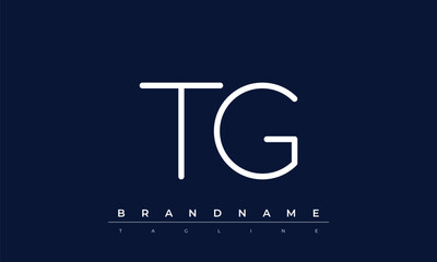 T, G logo design. TG  creative Monogram Logo. This logo design is the process of creating a visual symbol that represents a brand, company, or individual.