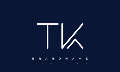 T, K logo design. TK  creative Monogram Logo. This logo design is the process of creating a visual symbol that represents a brand, company, or individual.