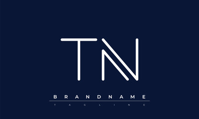 T, N logo design. TN  creative Monogram Logo. This logo design is the process of creating a visual symbol that represents a brand, company, or individual.